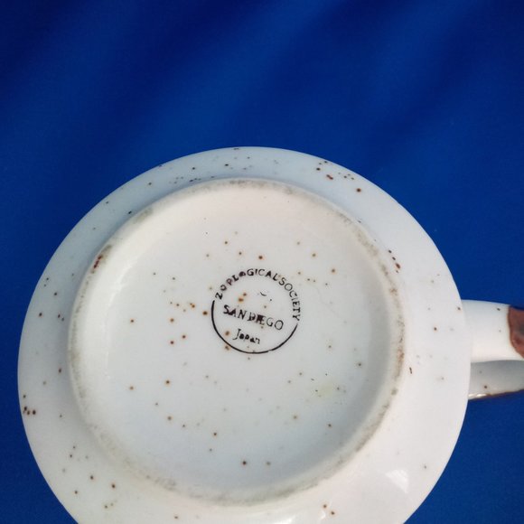 San Diego Zoo coffee, soup mug with Cheetah made in Japan - Picture 5 of 7